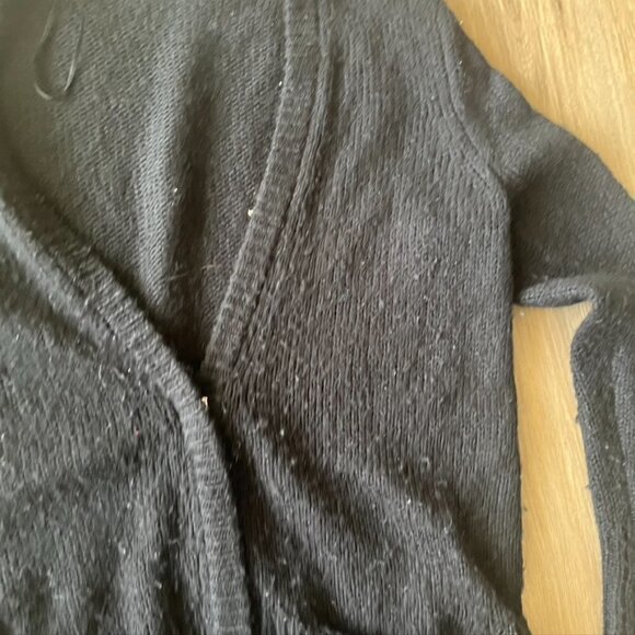 Cheap Monday Hook chunky knit zip Front Cardigan Black small oversized - Picture 6 of 13